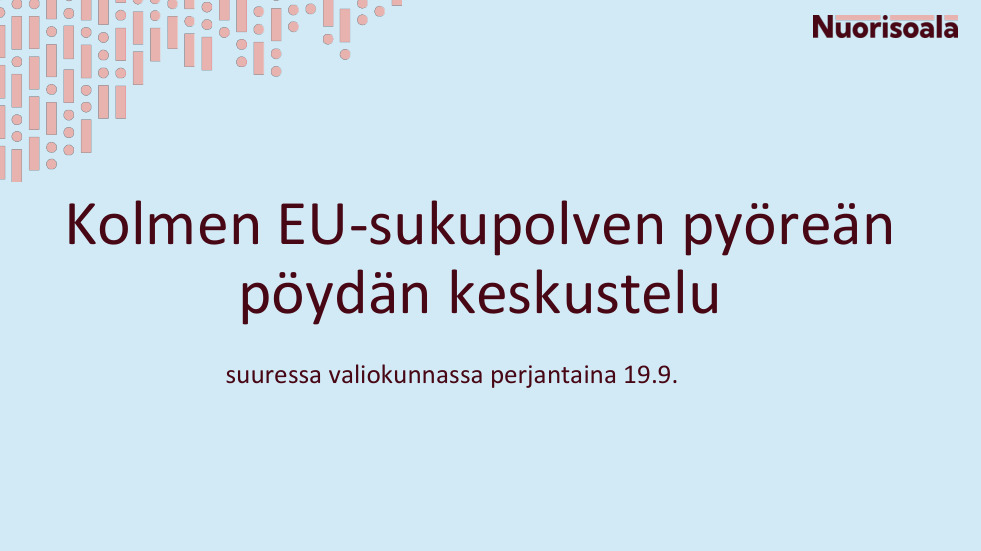 Videon vieressä näkyvä vaihtuva esityskuva