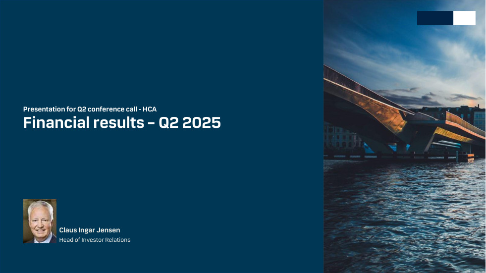 Slide from the Danske Bank Q2 earnings presentation
